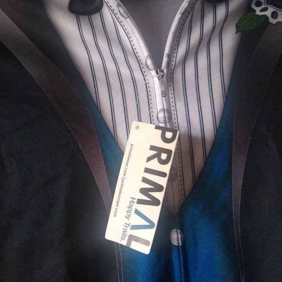 Primal The Ritz Tuxedo L/S Full Zip Cycling Biking Jersey Size (L) NWT! - Picture 3 of 5